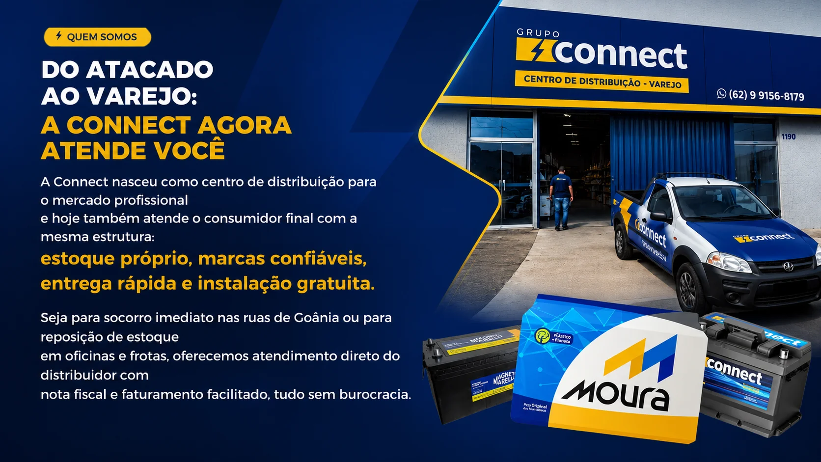 Quem Somos - Do atacado ao varejo: a Connect agora atende você