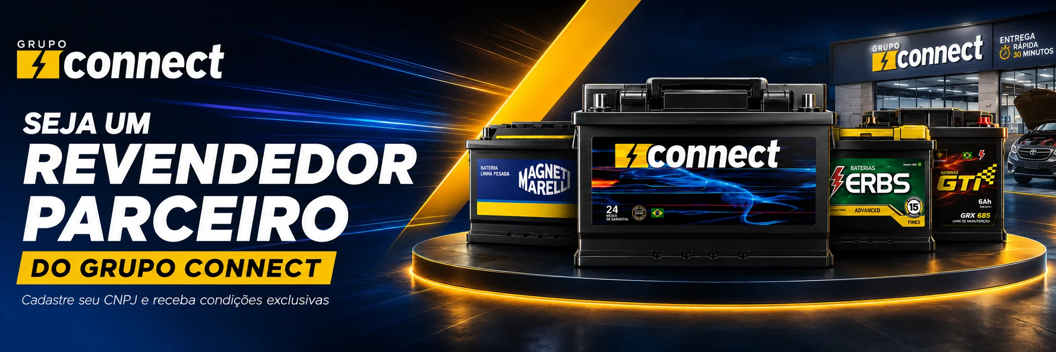Seja um Revendedor Oficial do Grupo Connect