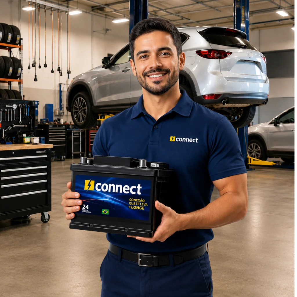 Técnico de Baterias Connect no Varejo